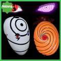 【Exclusive Offer】 NA Uchiha Obito Glowing Naruto Tobi Role Play Sharingan Cover White Christmas.