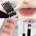 Double Head Matte Lipliner Waterproof Long-lasting Non Stick Cup Silky Lipstick Cosmetics. 