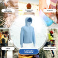 Electric fan jacket 3 speed control long sleeve Cooling jacket Quick dry cooling fan jacket Temperature Work Sunscreen clothing. 
