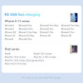 KUULAA 30W USB C to Lightning Cable MFi PD For iPhone 13 12 pro max11 Pro Max X XS 8 XR 18W Fast Charging 20W Type C Cable For Macbook iPad Pro 12.9 Type C to Lightning for iPhone 12pro/12 mini.