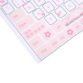 Keyboard Stickers Universal Desktop Computer Mechanical Keyboard Clear Beautiful English Keycap Button Stickers.