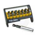 TOLSEN 15Pcs Magnetic Bit Holder Set for Cordless Screwdriver Screwdriver Drill 20365 - Kings Trading.