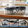Safety Trap USB Rechargeable Automatic Insect Trap Home Kitchen Fly Trap Black.