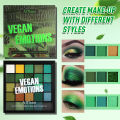 Green Eyeshadow Palette, 25 Colors Matte Shimmer Blue Green Gold Multichrome Eye Shadow Palette, Highly Pigmented Pro Colorful. 