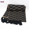 Black And Brown Woolen Scarf, Soft Muffler Stylish Fashion Scarf For Men And Women.