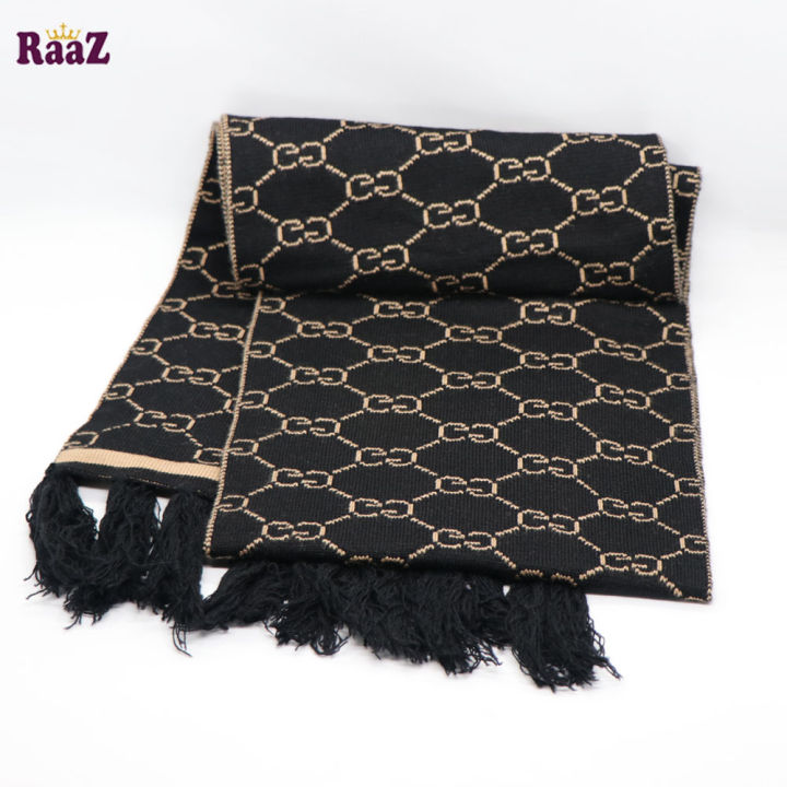 Black%20And%20Brown%20Woolen%20Scarf,%20Soft%20Muffler%20Stylish%20Fashion%20Scarf%20For%20Men%20And%20Women%20-%20Image%202