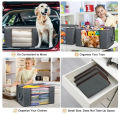 4PCS Large Clothes Storage Bags – Portable Wardrobe Organizer & Blanket Covers for Home Use. 