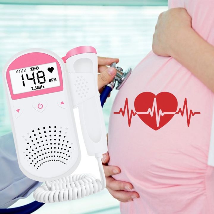 Doppler%20Fetal%20Baby%20Ultrasound%20Doppler%20Portable%20Heart%20Rate%20Detector%20Upgraded%203.0MHz%20Detector%20Home%20Pregnant%20Fetal%20Monitor%20-%20Image%207