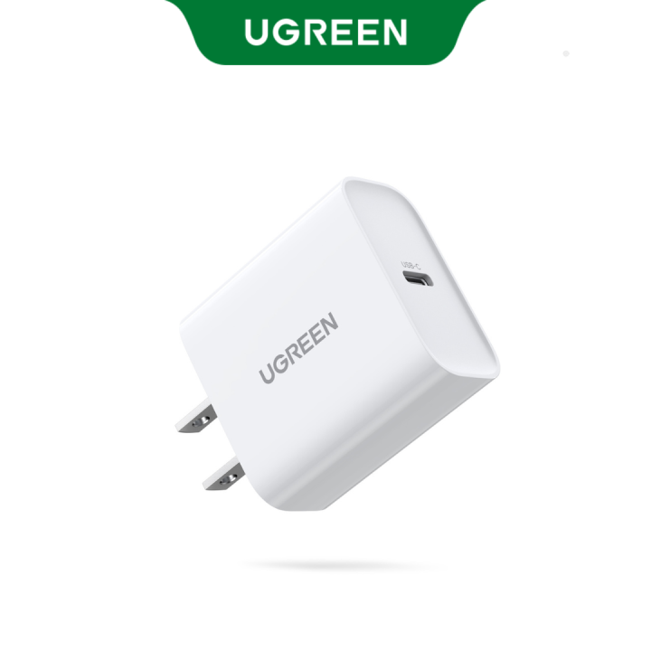 UGREEN 20W USB C Fast Wall Charger Adapter for iPhone 12 Mini 12 Pro Max SE 11 Pro Max XR 8 Plus Pixel Samsung Galaxy S10 S9 LG iPad Pro