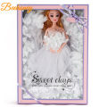 40cm Cartoon Wedding Doll Princess Girl Toy Children Birthday Gift Kids Companion.