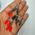 Mini Red Black Small Battery Clip Crocodile Clips Alligator Clamps Alligator Clip Wire Clip Test Tool for DIY Kit - 34mm 6 Pcs of 1 Set. 