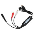 USB 2.0 Sound Capture Card Professional Left Right Channel Sound Capture Device for Tape for CD. 