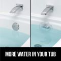 Bathtub Overflow Drain Cover Suction Cup Seal Bathtub Stopper for Deeper Bath for Bathroom Overflow Drains Exquisite Product.