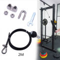 Gym Cable Wire Rope Heavy Duty Steel Replacement Part For Home Gym Fitness Cable. 