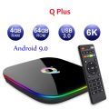 Q Plus Smart TV Box Android 9.0 6K 2.4G Wifi Allwinner H6 4GB RAM 32GB/64G ROM Quad Core Set Top box VS X96 MINI H96 X96 MAX. 