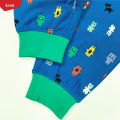 Boys Printed Elastic Waist Cotton Trouser Pant For Baby Boy From Levin.