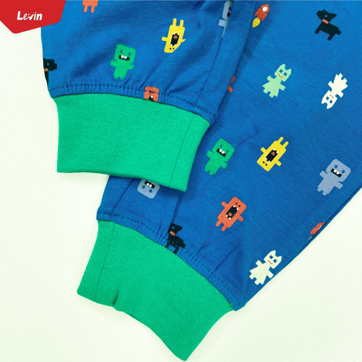 Boys%20Printed%20Elastic%20Waist%20Cotton%20Trouser%20Pant%20For%20Baby%20Boy%20From%20Levin%20-%20Image%207