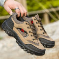 Hiking Shoes Men's Four Seasons Work Wear-Resistant Work Shoes Fashion Casual Shoes Running Sneaker Outdoor Cold-Stick Men's Shoes. 