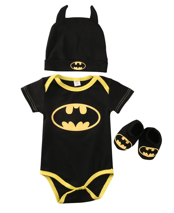3%20Pcs%20Newborn%20Baby%20Clothes%20Outfits%20Long%20Sleeve%20Romper%20+%20Cartoon%20Shape%20Hat%20+%20Shoes%20-%20Image%203