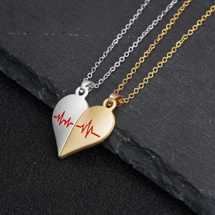 Fashion%20Magnetic%20Heart%20Shape%20Necklace%20Sweet%20Romantic%20Electrocardiogram%20Pendant%20Necklace%20Love%20Couple%20Necklace%20for%20Women%20Girls%20Jewelry%20Valentine's%20Day%20Gift%20-%20Image%207