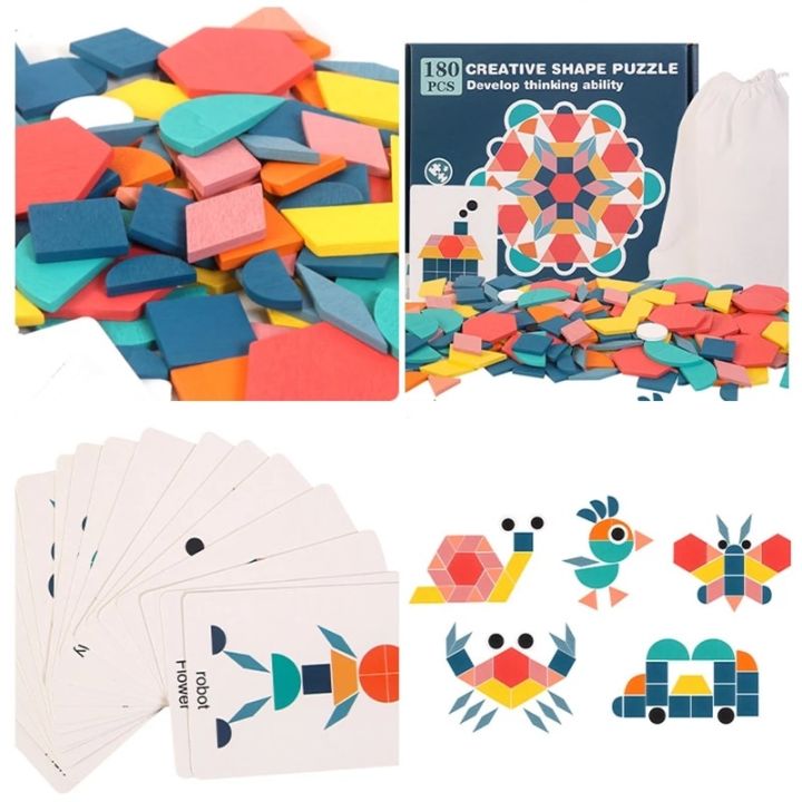 180pcs%20Wooden%203D%20Jigsaw%20Puzzle%20Tangram%20Montessori%20Educational%20Learning%20Toys%20Gifts%20Geometric%20Shape%20Puzzles%20Toy%20for%20Children%20Gifts%20-%20Image%205