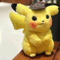 Pokemon Detective Pikachu Plush Toys Cartoon Anime Pikachu Plush Doll Stuffed Kawaii Pokemon Doll Pendant Birthday Gift for Kids. 