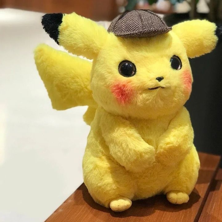 Pokemon%20Detective%20Pikachu%20Plush%20Toys%20Cartoon%20Anime%20Pikachu%20Plush%20Doll%20Stuffed%20Kawaii%20Pokemon%20Doll%20Pendant%20Birthday%20Gift%20for%20Kids%20-%20Image%203
