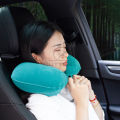 Outtobe Inflatable Pillow Foldable Travel Inflatable Pillow for Camping Sleep Cushion Camp Gears Portable Neck Pillow for Travelling for Hiking Beach Car Plane Head Rest. 