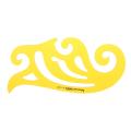 20cm French Curve Drawing Template KT Soft Plastic Design Drafting Stencil Ruler.