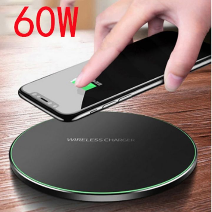 Qi 60W Fast Wireless Charger for Huawei Mate 40E Pro P50 Pro P40 Pro Mate 30 Doogee S86 Pro S88 Plus S97 Pro Wireless Charging
