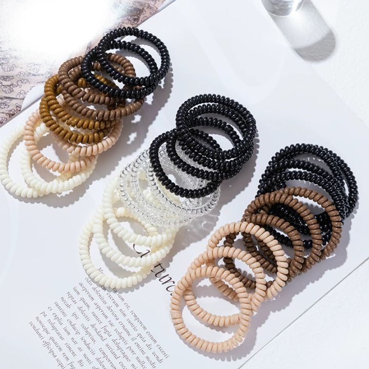 Women's%20Spiral%20Hair%20Ties%20Telephone%20Wire%20Cord%20Girl%20Hair%20Ring%20Elastic%20Head%20Bands%20Rubber%20Band%20Scrunchies%20Ladies%20Headwear%20Sweet%20Korean%20Large%20Spring%20Summer%20Thickened%20Stretchy%20Children%20Durable%20Tie%20Hair%20Tool%20Hair%20Accessories%20-%20Image%202