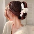 Bunny Style Hair Clips, Cute Korean Style Hair Accessories Creative Luxury Take Clips for Girls and Women. 