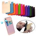 Silicone Mobile Phone Card Holder - Multicolour -1Pcs.