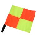 2pcs Soccer Referee Flags Football Linesman Side Line Judge Flags Equipment. 