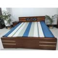 Canadian Solid Oak Wood Bed/ Stylish and High Quality Flores Bed King Size. 