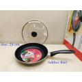 Kiam Granite 28cm Non-Stick Anti Scratch Frying Pan With Lid. Deep Fry Pan With Glass Lid. CD:P150.. 