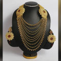 Gold Plated Jewellery Set for Women  Indian Lohor City Gold. 