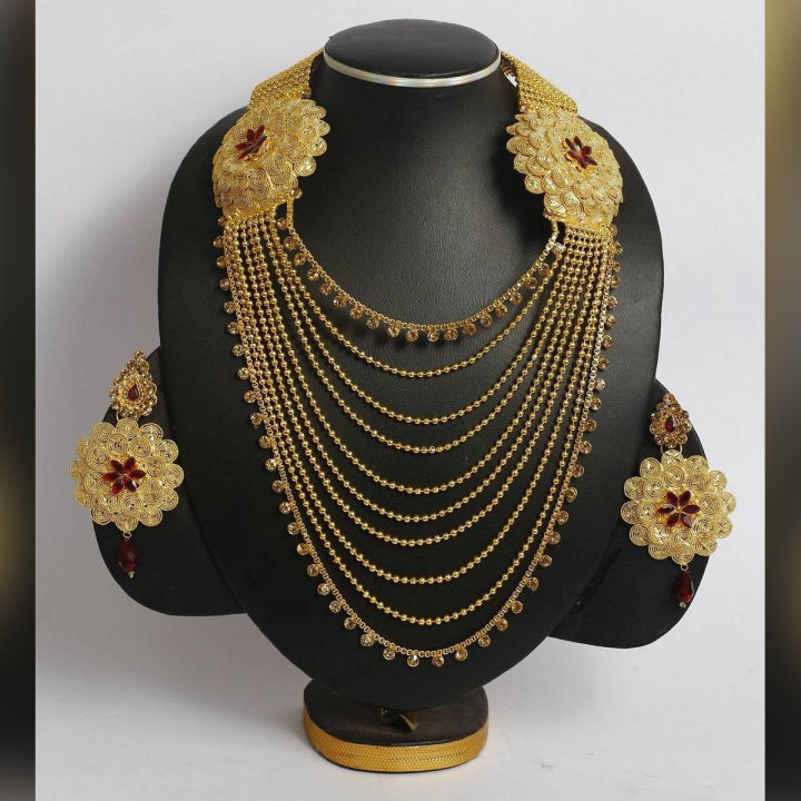 Gold Plated Jewellery Set for Women  Indian Lohor City Gold