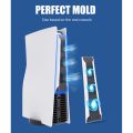 BRADOO-Cooling Fan for Ps5 Console Temperature Exhauster USB External Cooler Fan for PS5 Digital Edition / Ultra HD Console. 