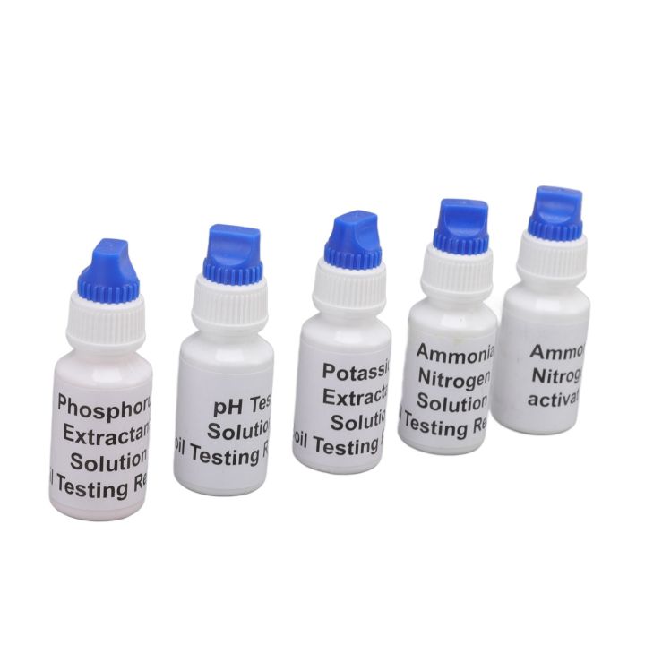 Soil Test Liquid Solution PH Nitrogen Phosphorus Potassium Measuring Soil Test Kit for Agriculture Gardening