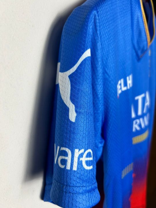 IPL%20Royal%20Challenger%20Bangalore%20Jersey%202024%20Short%20Sleeve%20Over%20Premium%20Design%20with%20Caller%20-%20Honeycomb%20Fabric%20RCB%20Jersey%202024%20-%20Image%202