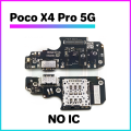 Original USB Charging charger dock board port for Xiaomi Poco M4 X4 F4 Pro GT 5G 4G IC Mic Microphone USB Port ribbon flex Cable Phone Tail plug Data cable signal interface. 