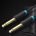 VENTION 6.5mm Audio Cable Male to Male Audio Cable HiFi Gold-plated for Guitar/Amplifier/ Microphone 10m (Black).