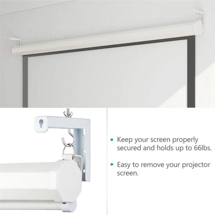 2Pcs%20Projector%20Curtain%20Hanger%20Adjustable%20Extension%20Mount%20Stand%20Mounting%20Hanger%20Holder%20-%20Image%208