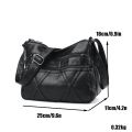 Factory Price Women's Handbag 2023 Soft Leather Luxury High-capacity Bags Designer Cheap Women's Bags Black Crossbody Bag. 