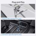 For Starlink Mini Car Charger DC Power Cable Cigarette Lighter 12V-48V with Digital Display Durable USB-C 140W USB-A 35W Ports. 