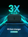 UGREEN CD137 (10191) Fast Charger EU (Black) - 20W Max - Fast Charger -Charger for iPhone, Android. 