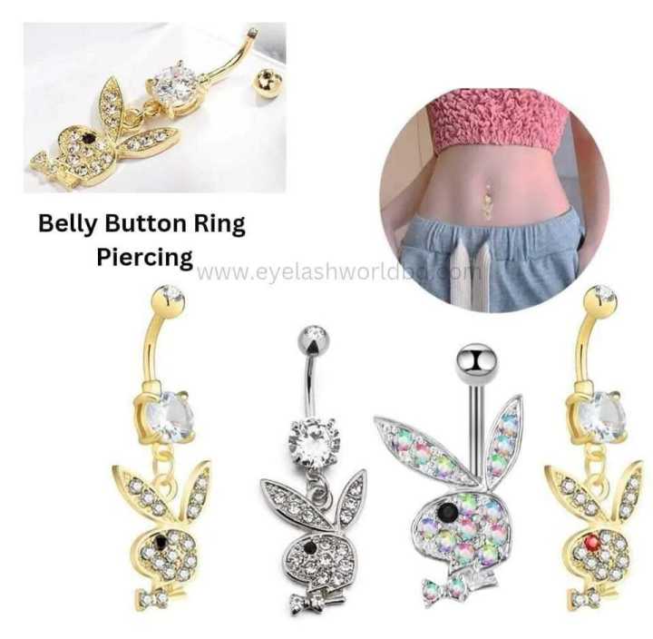 Piercing A Rabbit Piercing Cute Rabbit Belly Button Ring | Daraz.com.bd