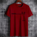 Tshirt for Men - Summer China Blend Design High Quality Jersey Fabric, Slim Fit Styling, Available in Multiple Colors. 