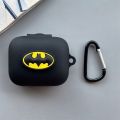 Oneplus Buds 3 Batman Only Cover Premium Artificial Carrying Cover Shockproof Earbuds Protective Cover Box For Buds Soft Silicone Bluetooth Headphone Cover - Apple Airpods Pro. 